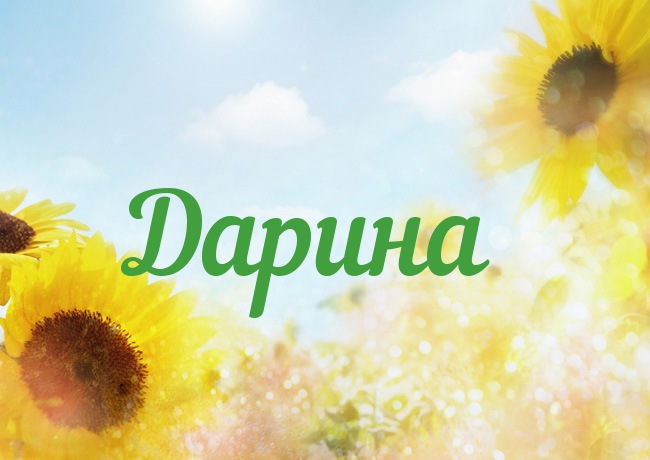 Открытка открытки с именем Дарина  - Открытка с подсолнухами на фоне голубого неба | Красивая открытка #15