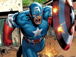 Открытка открытки с Капитаном Америка  - Капитан Америка: Открытка с героем Marvel | Красивая открытка #15