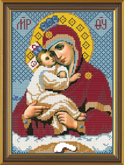 Открытка открытки в честь Почаевской иконы Божьей Матери  - Икона Богородицы с Младенцем  праздничная открытка | Красивая открытка #10