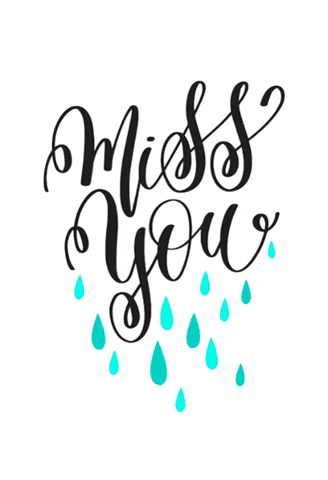 Открытка Открытки скучаю по тебе - Открытка с надписью "Miss you" и голубыми каплями | Красивая открытка #202