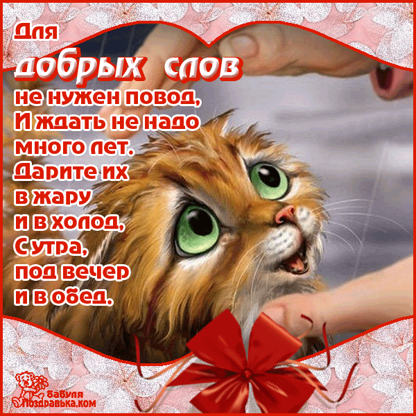 Открытка Открытки с днем доброты - Открытка с щенком: милый подарок на праздник | Красивая открытка #7