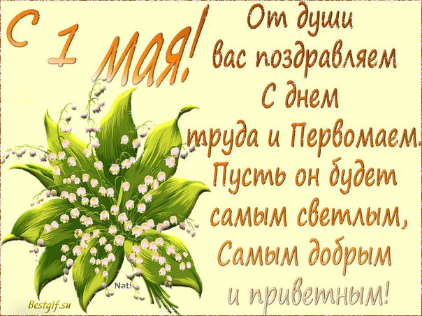 Открытка 1 мая - Ландыши: Открытка с цветами на 1 мая | Красивая открытка #34