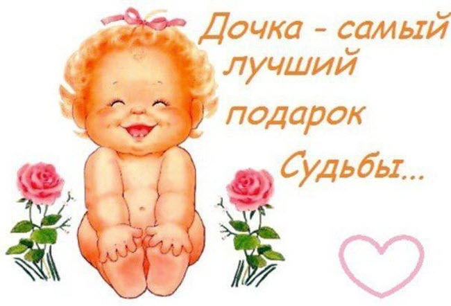 Открытка открытки на день рождения дочери  - Открытка с милой девочкой и розами | Красивая открытка #3