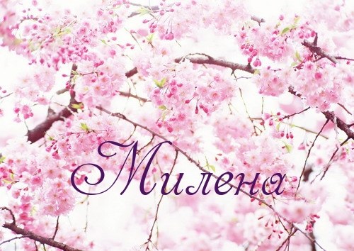 Открытка открытки с именем Милена - Открытка с цветущей сакурой | Красивая открытка #4