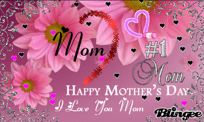 Открытка Открытки с днем матери - Открытка с цветами и надписью "Happy Mother's Day" | Красивая открытка #30