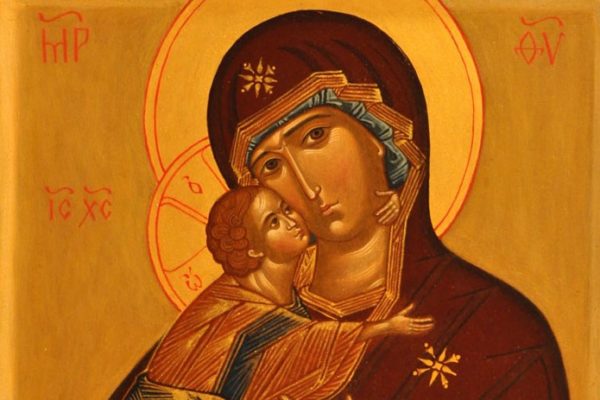 Открытка открытки в честь Владимирской иконы Божьей Матери - Икона Богоматери с Младенцем - купить открытку | Красивая открытка #13