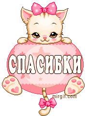 Открытка открытки с благодарностью  - Открытка с котенком в розовой шапочке | Красивая открытка #251