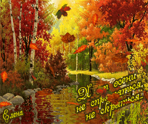 Открытка Открытки осенняя пора - Осенний пейзаж: яркие краски природы - открытка | Красивая открытка #186