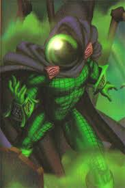 Открытка Открытки с Мистерио  - Зелёный персонаж в костюме и плаще | Красивая открытка #29
