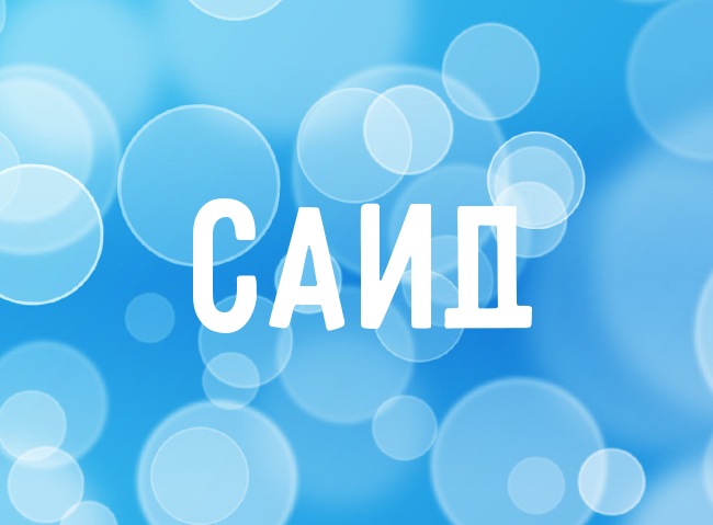 Открытка Открытки с именем Саид - Открытка с надписью «САИД» на синем фоне с голубыми кругами | Красивая открытка #12