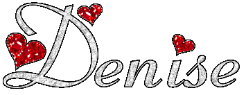 Открытка открытки с именем Денис - Открытка с надписью "Denise" и красными сердечками | Красивая открытка #149