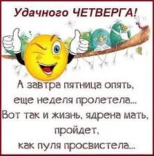 Открытка Удачного четверга - Открытка с птичками: веселые поздравления! | Красивая открытка #29