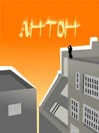 Открытка открытки с именем Антон  - Вид на город: силуэт на крыше дома | Красивая открытка #82