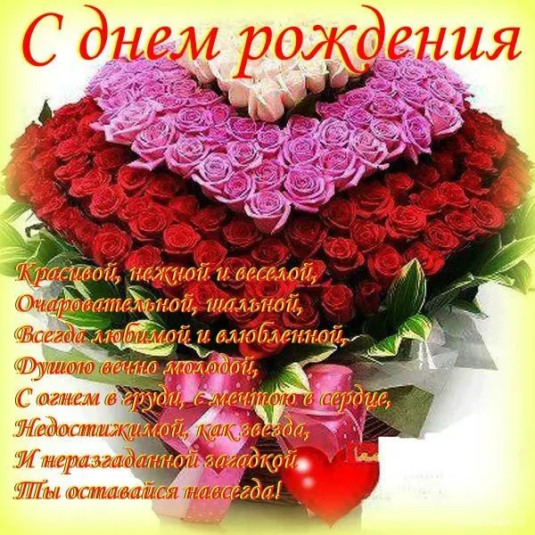 Открытка С днем рождения теща - Открытка с букетом роз: День рождения | Красивая открытка #24