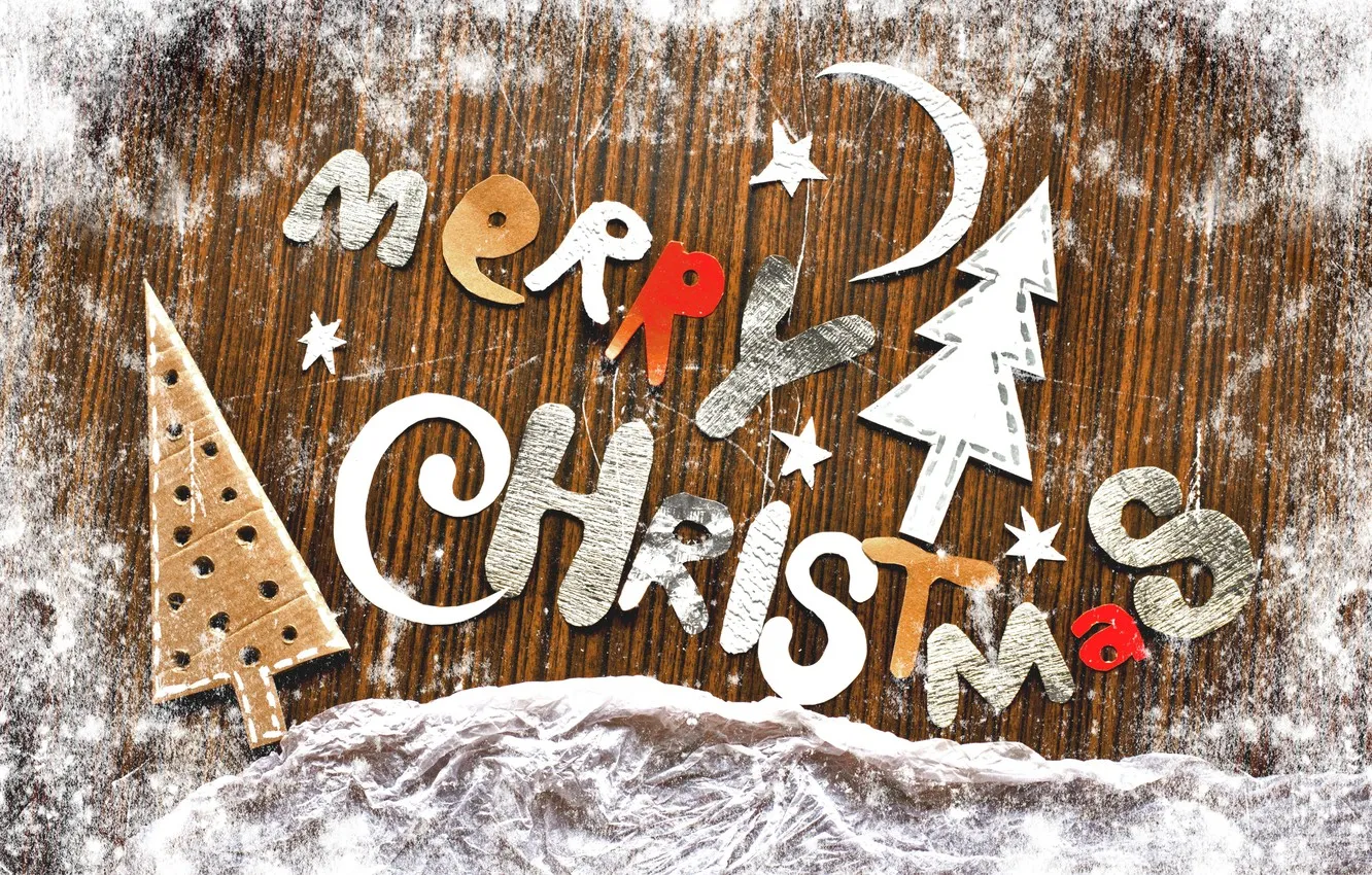 Открытка Merry Christmas - С Новым годом! Новогодние открытки с елочкой | Красивая открытка #17