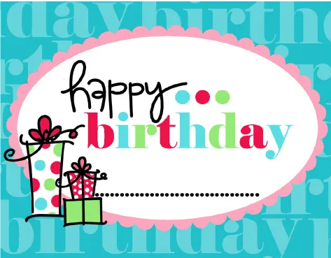 Открытка Открытки на день рождения руководителю - Открытка с надписью "Happy Birthday" | Красивая открытка #23