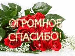 Открытка Благодарность - Букет красных роз: открытка с цветами | Красивая открытка #182