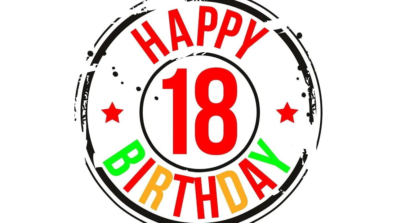 Открытка 18 лет - Открытка: С днем рождения 18 лет! | Красивая открытка #6