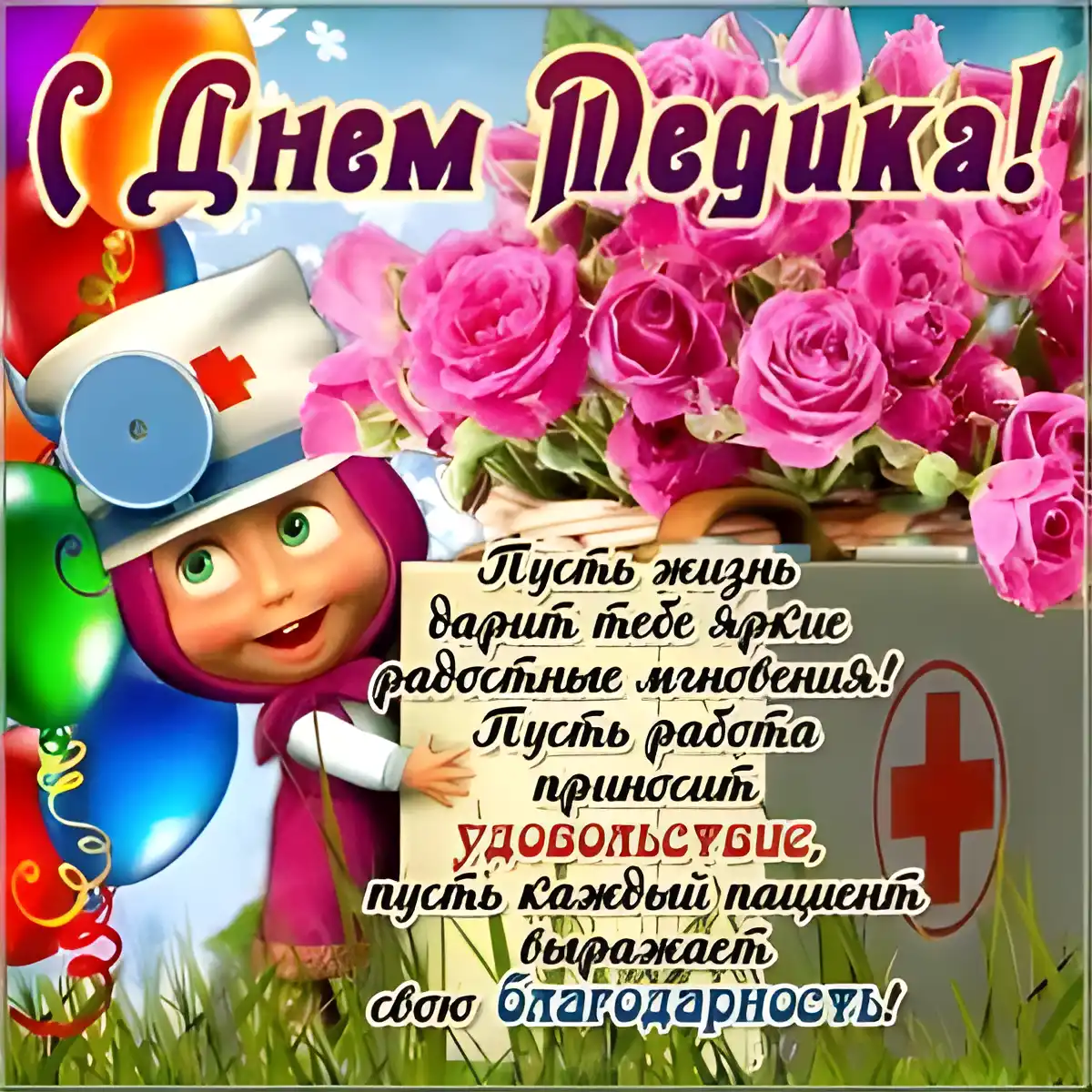 Открытка День медика - Открытка с Днём медработника! | Красивая открытка #123