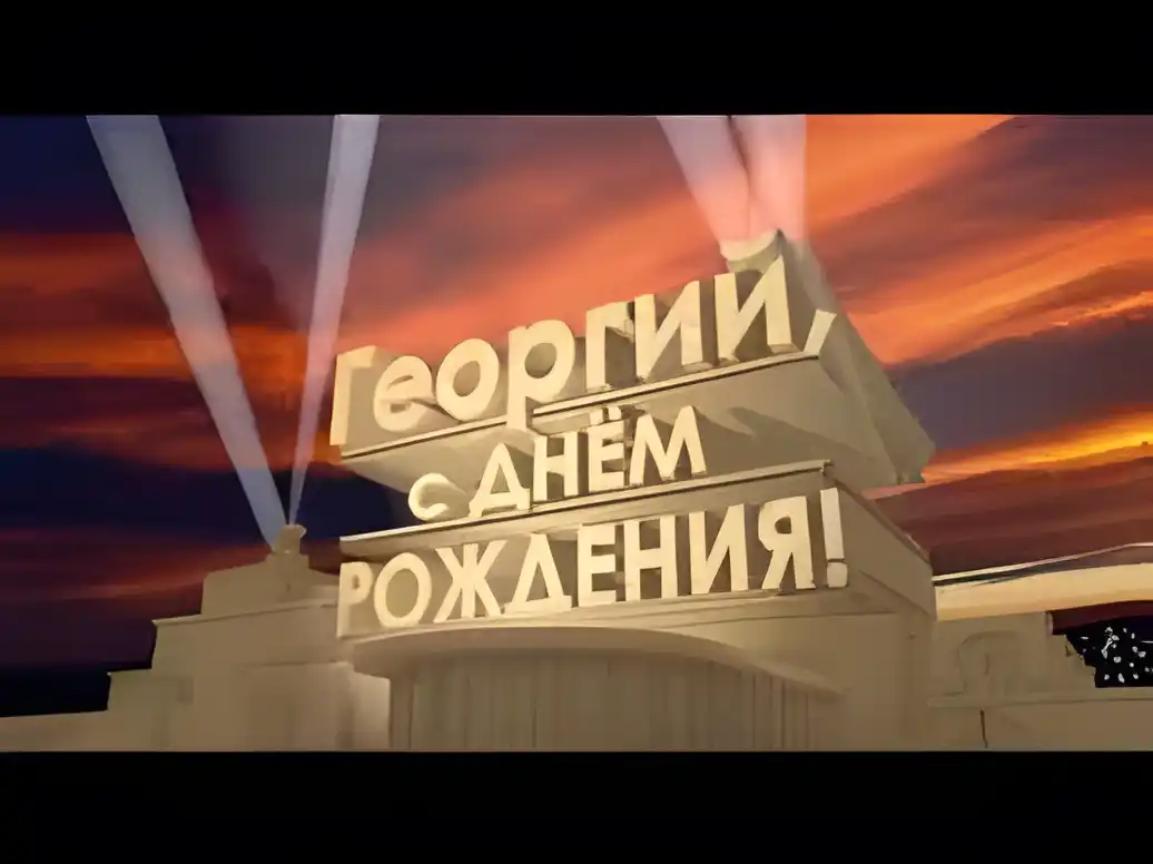 Открытка открытки с именем Георгий  - Поздравление с Днем Рождения: Красивая открытка | Красивая открытка #167