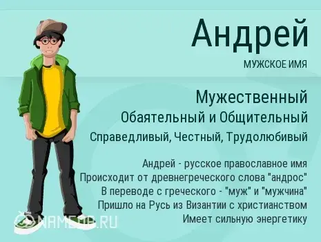Открытка открытки с именем Андрей - Андрей: Мужское имя, значение и происхождение | Красивая открытка #171