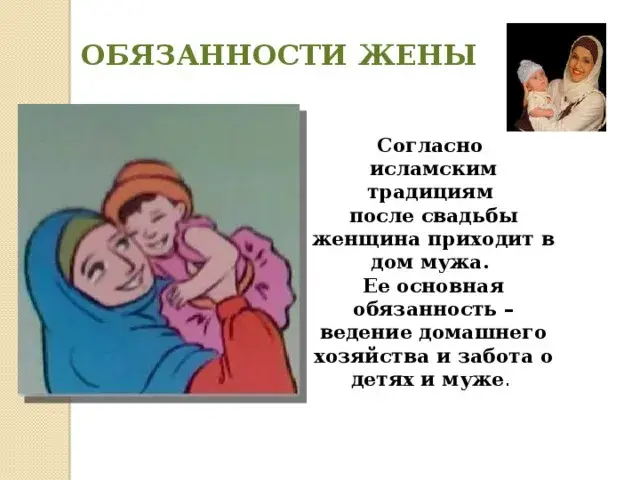 Открытка Отношения в семье - Открытка: Муж и жена, традиции ислама | Красивая открытка #39