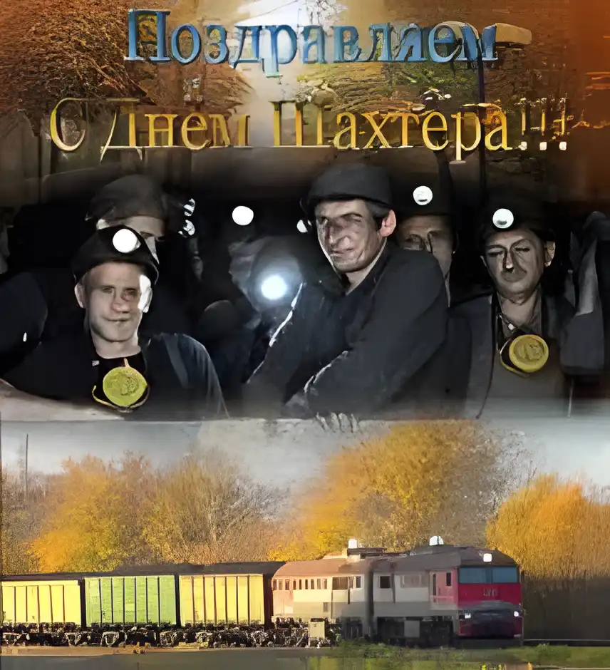 Открытка Открытки с днем шахтера - Открытка с шахтёрами: поздравительная картинка | Красивая открытка #73